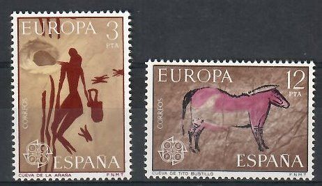 Znaczek Hiszpania 1975 Mi 2151-2152 Czyste **