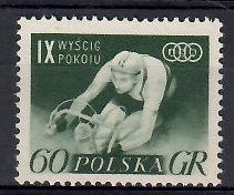 Znaczek Polska 1956