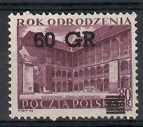 Znaczek Polska 1956
