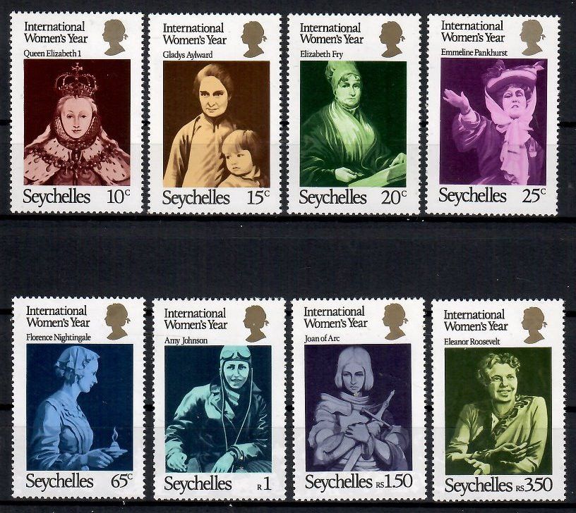 Znaczek Seszele 1975 Mi 336-343 Czyste **