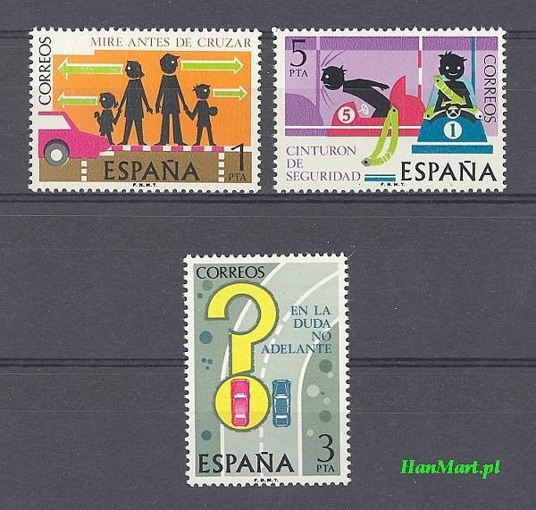 Znaczek Hiszpania 1976 Mi 2205-2207 Czyste **