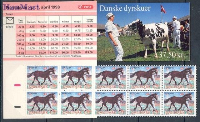 Znaczek Dania 1998 Mi mh 1188 Czyste **