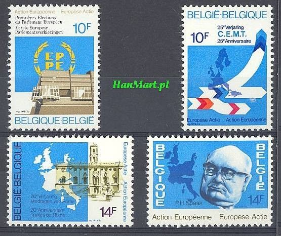 Znaczek Belgia 1978 Mi 1936-1939 Czyste **