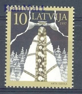 Znaczek Łotwa 1997 Mi 450 Czyste **