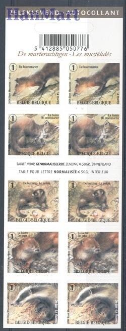 Znaczek Belgia 2008 Mi mh 3883-3887 Czyste **