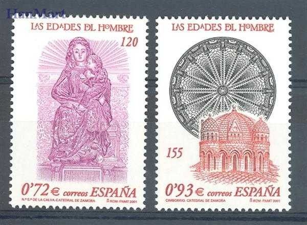 Znaczek Hiszpania 2001 Mi 3645-3646 Czyste **