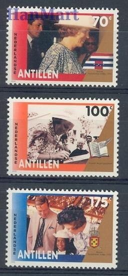 Znaczek Antyle Holenderskie 1992 Mi 763-765 Czyste **