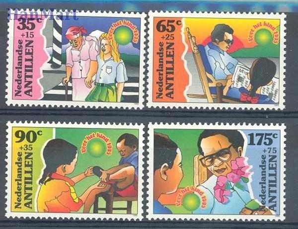 Znaczek Antyle Holenderskie 1995 Mi 851-854 Czyste **