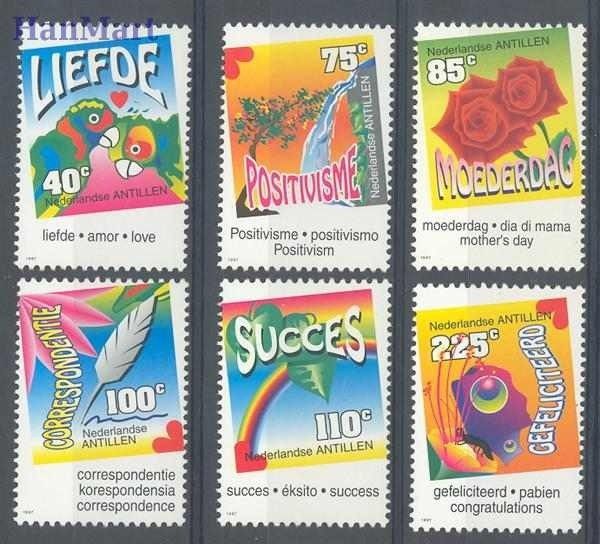 Znaczek Antyle Holenderskie 1997 Mi 902-907 Czyste **