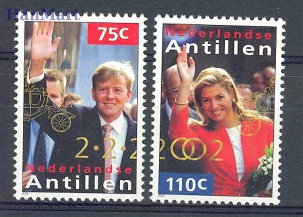 Znaczek Antyle Holenderskie 2002 Mi 1128-1129 Czyste **