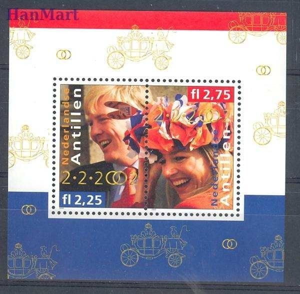 Znaczek Antyle Holenderskie 2002 Mi bl 55 Czyste **