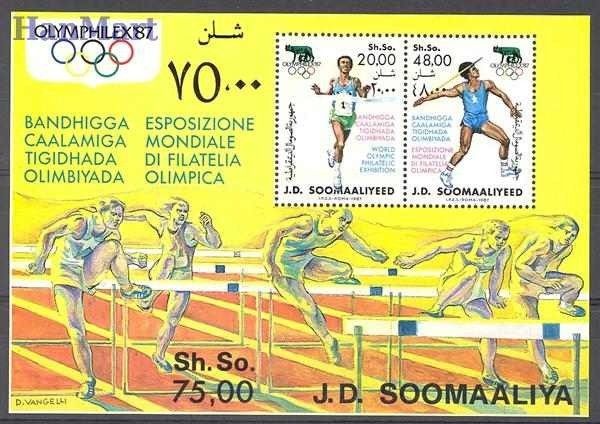Znaczek Somalia 1987 Mi bl 23 Czyste **