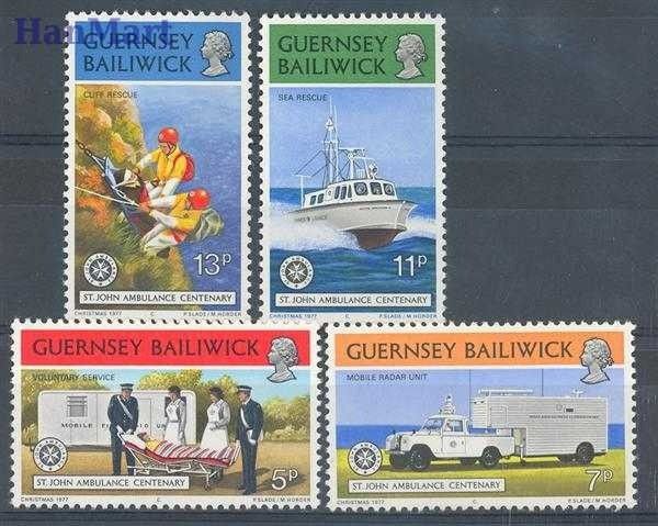 Znaczek Guernsey 1977 Mi 153-156 Czyste **