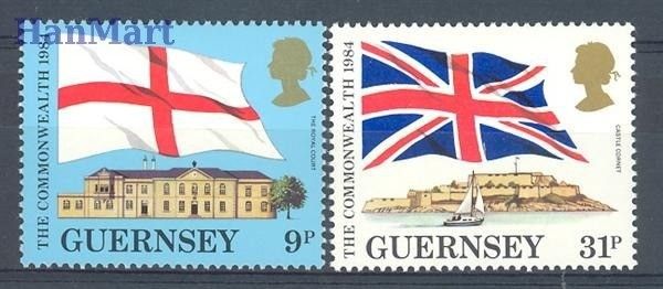 Znaczek Guernsey 1984 Mi 284-285 Czyste **