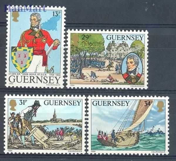 Znaczek Guernsey 1984 Mi 310-313 Czyste **