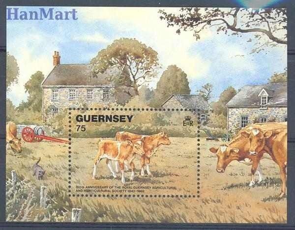 Znaczek Guernsey 1992 Mi bl 9 Czyste **