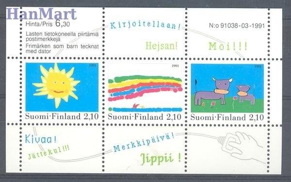Znaczek Finlandia 1991 Mi bl 7 Czyste **