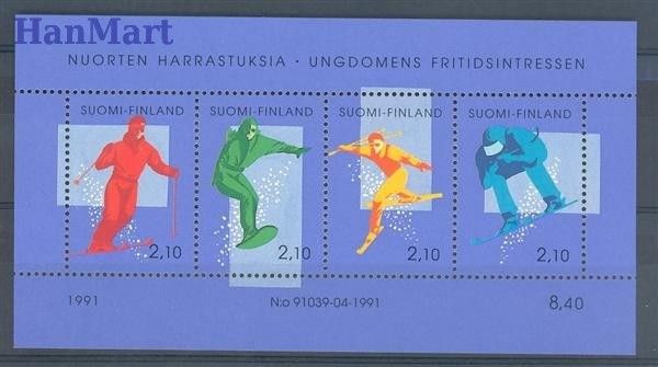 Znaczek Finlandia 1991 Mi bl 8 Czyste **