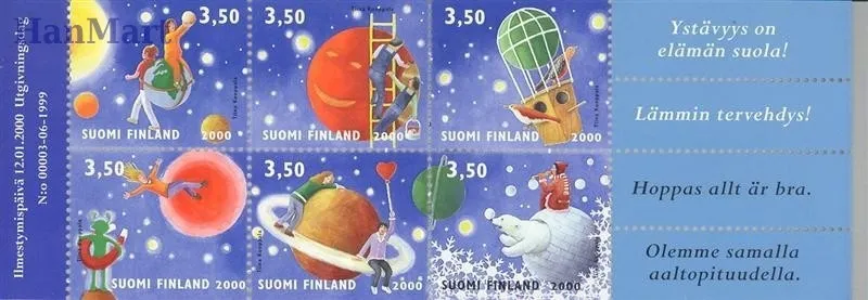 Znaczek Finlandia 2000 Mi mh 58 Czyste **