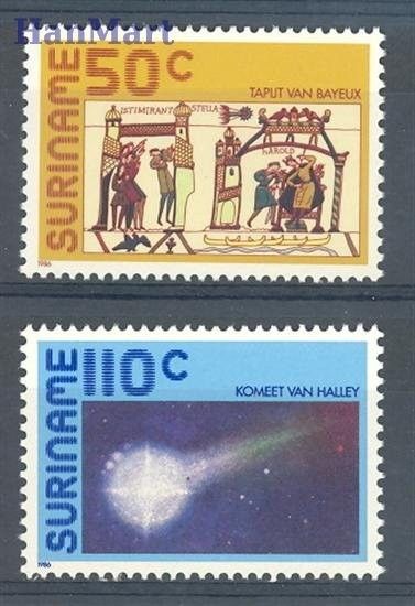 Znaczek Surinam 1986 Mi 1170-1171 Czyste **