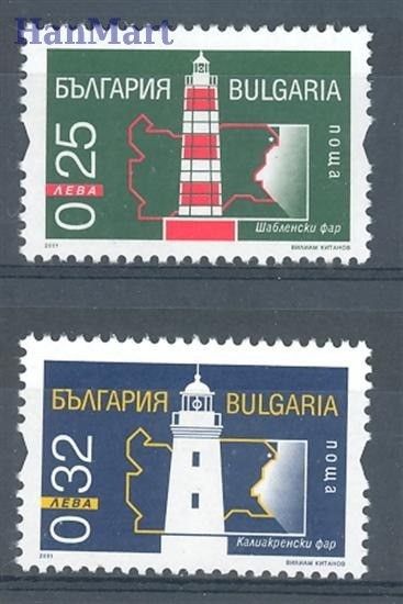 Znaczek Bułgaria 2001 Mi 4533-4534cs Czyste **