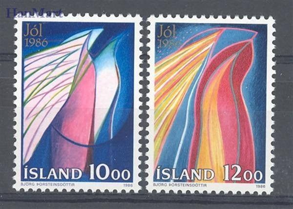 Znaczek Islandia 1986 Mi 661-662 Czyste **