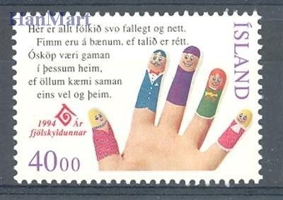 Znaczek Islandia 1994 Mi 797 Czyste **