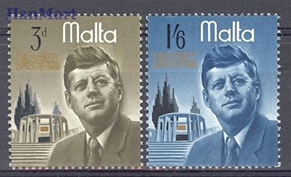 Znaczek Malta 1966 Mi 342-343 Czyste **