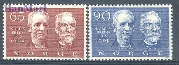 Znaczek Norwegia 1968 Mi 576-577 Czyste **