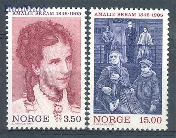 Znaczek Norwegia 1996 Mi 1226-1227 Czyste **