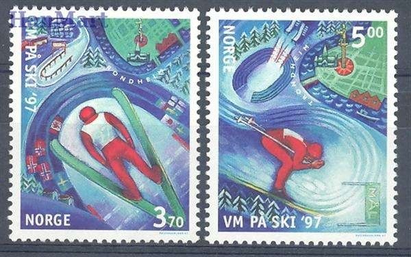 Znaczek Norwegia 1997 Mi 1242-1243 Czyste **