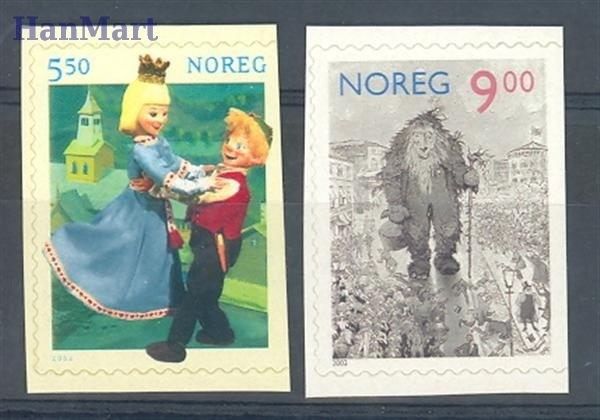 Znaczek Norwegia 2002 Mi 1432-1433Dr Czyste **