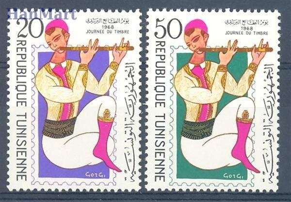 Znaczek Tunezja 1968 Mi 705-706 Czyste **