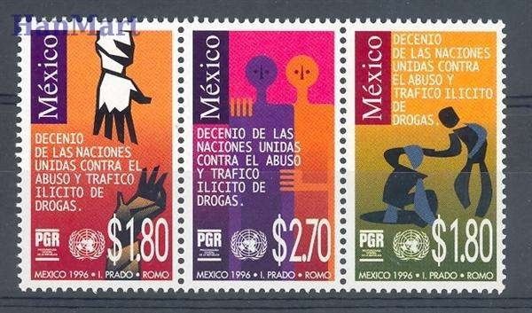 Znaczek Meksyk 1996 Mi 2547-2549 Czyste **