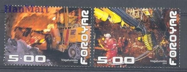 Znaczek Wyspy Owcze 2003 Mi 446-447 Czyste **