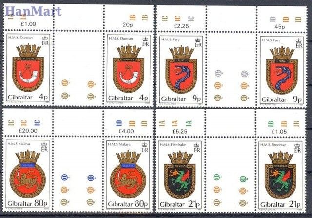 Znaczek Gibraltar 1985 Mi 493-496 Czyste **