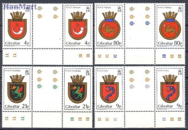 Znaczek Gibraltar 1985 Mi 493-496 Czyste **