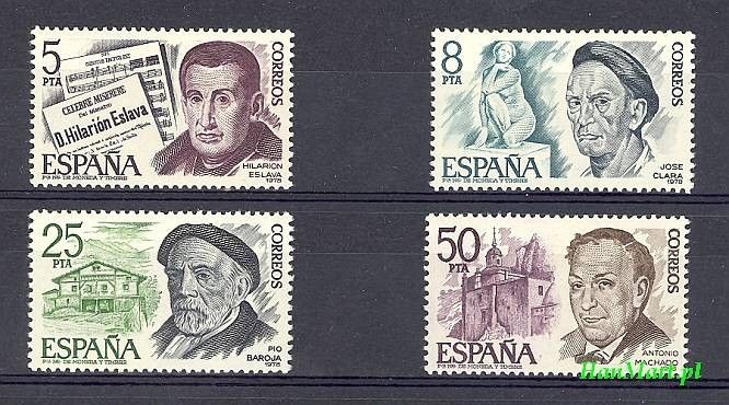 Znaczek Hiszpania 1978 Mi 2348-2351 Czyste **