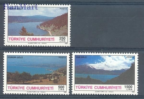 Znaczek Turcja 1991 Mi 2918-2920 Czyste **