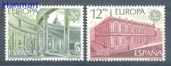 Znaczek Hiszpania 1978 Mi 2366-2367 Czyste **