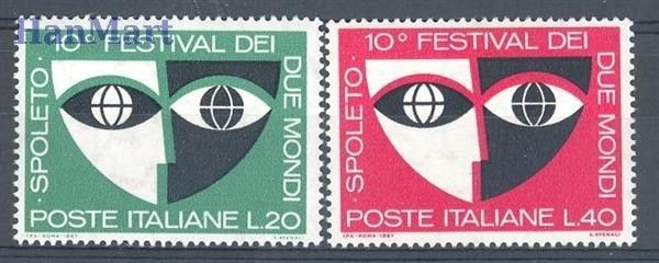 Znaczek Włochy 1967 Mi 1235-1236 Czyste **