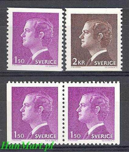 Znaczek Szwecja 1980 Mi 1113a,dl,dr-1114 Czyste **