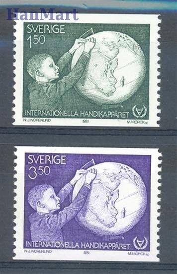 Znaczek Szwecja 1981 Mi 1143-1144 Czyste **
