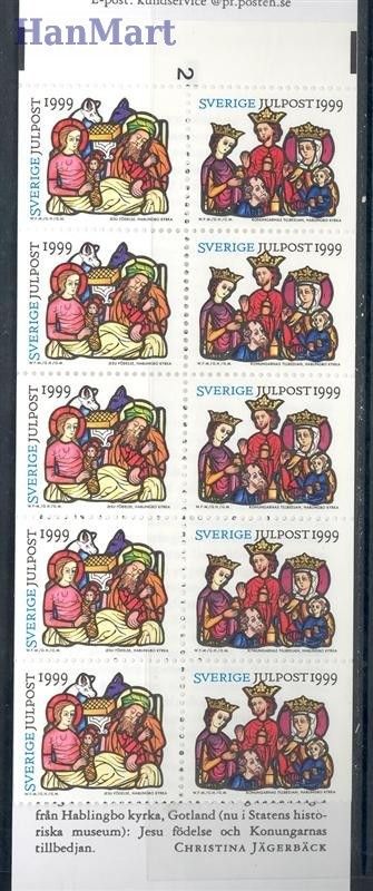 Znaczek Szwecja 1999 Mi mh 259 Czyste **