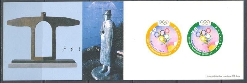 Znaczek Szwajcaria 2000 Mi ioc mh 1-2 Czyste **