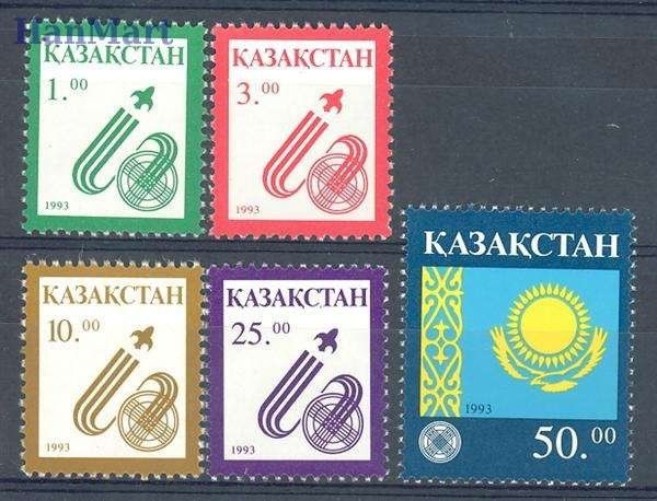 Znaczek Kazachstan 1993 Mi 18-22 Czyste **