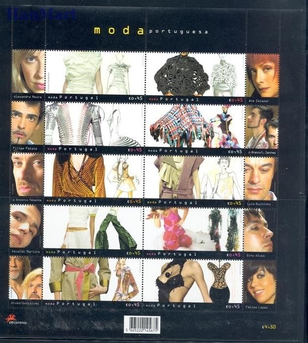 Znaczek Portugalia 2004 Mi ark 2868-2877 Czyste **