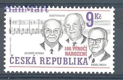 Znaczek Czechy 2002 Mi 315 Czyste **