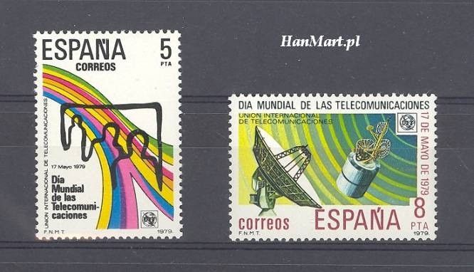 Znaczek Hiszpania 1979 Mi 2414-2415 Czyste **