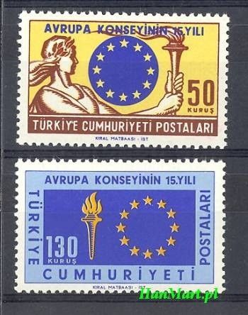 Znaczek Turcja 1964 Mi 1901-1902 Czyste **